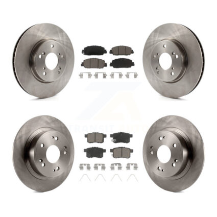 Front Rear Disc Brake Rotors And Ceramic Pads Kit For Honda Accord K8C-100982