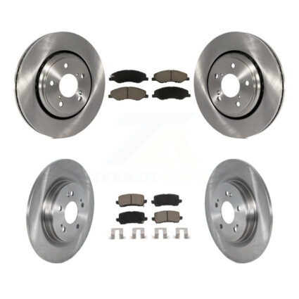 Front Rear Disc Brake Rotors And Ceramic Pads Kit For 2018-2023 Honda Odyssey K8C-100994