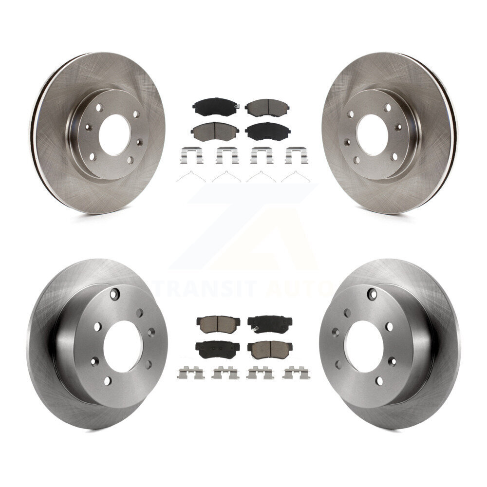 Front Rear Disc Brake Rotors And Ceramic Pads Kit For Hyundai Sonata Kia Optima Magentis K8C-101003