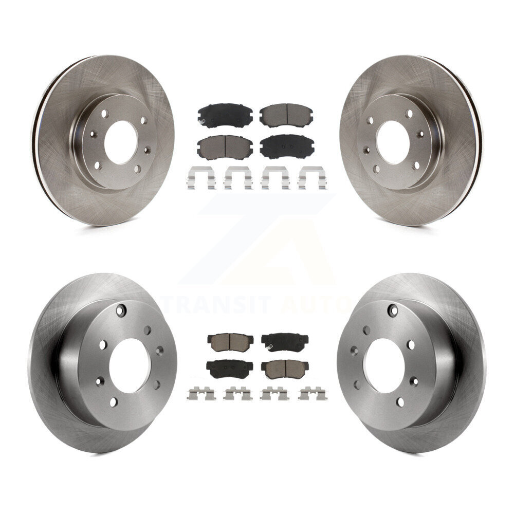 Front Rear Disc Brake Rotors And Ceramic Pads Kit For Hyundai Sonata Kia Optima Magentis K8C-101004