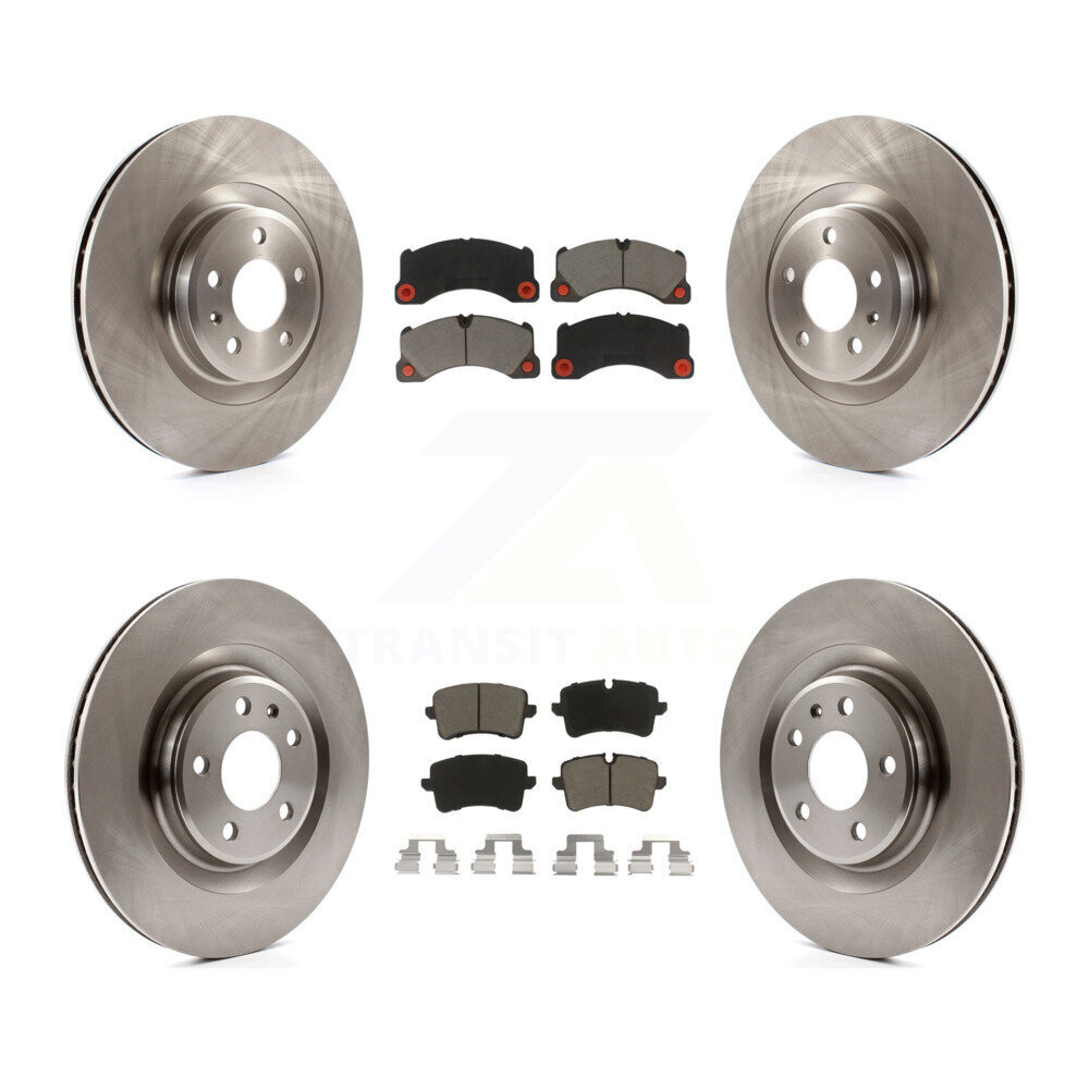 Front Rear Disc Brake Rotors And Ceramic Pads Kit For 2017 Porsche Macan Base K8C-101054