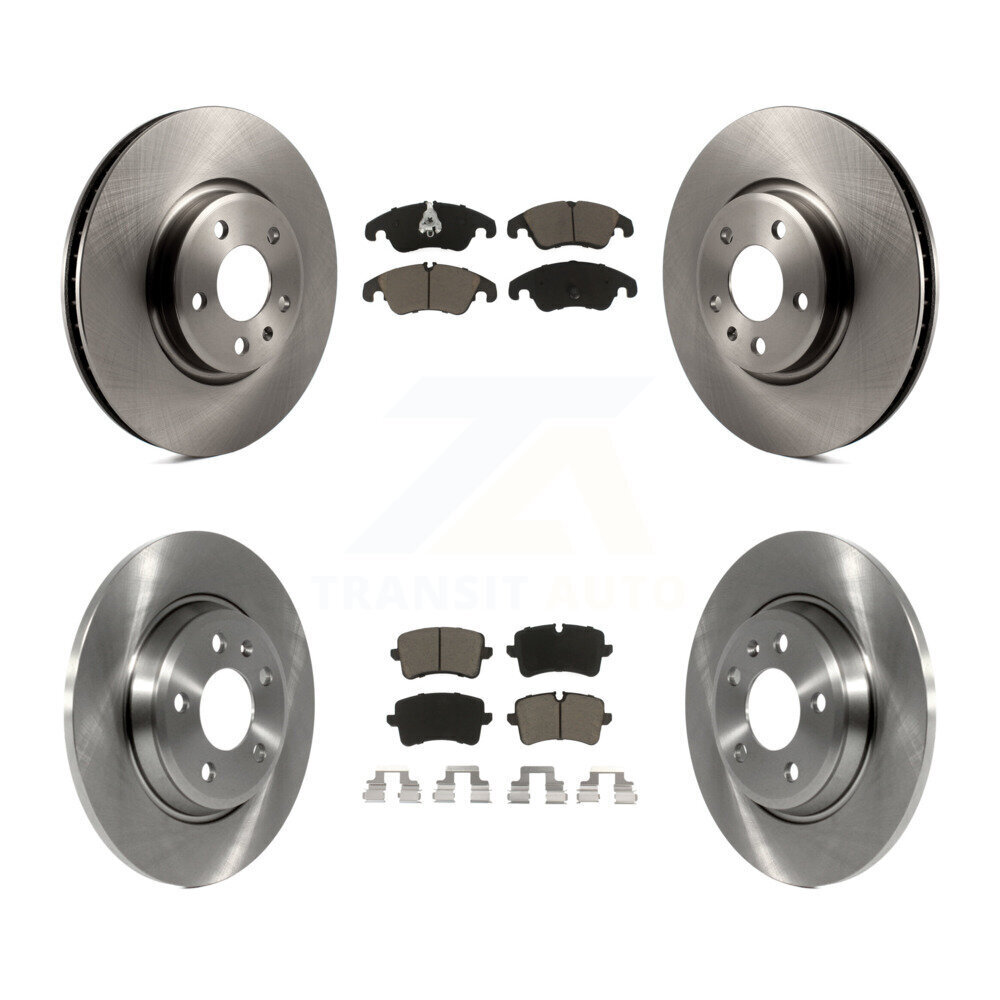 Front Rear Brake Rotor & Ceramic Pad Kit For 2013 Audi A6 With 320mm Diameter K8C-101070
