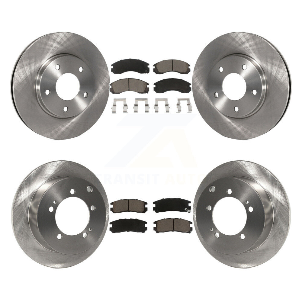 Front Rear Disc Brake Rotors And Ceramic Pads Kit For 2000 Mitsubishi Eclipse 3.0L K8C-101094