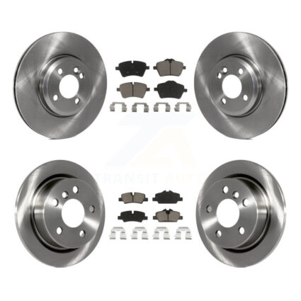 Front Rear Disc Brake Rotors And Ceramic Pads Kit For 2015 Mini Cooper 2.0L/1.5L K8C-101108