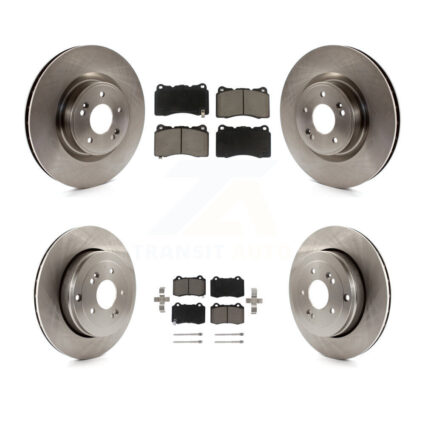 Front Rear Disc Brake Rotors And Ceramic Pads Kit For Hyundai Genesis Coupe K8C-101165