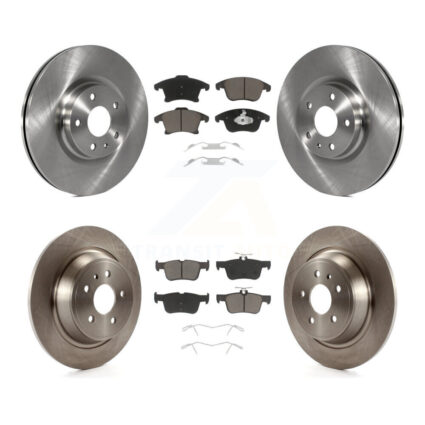 Front Rear Disc Brake Rotors And Ceramic Pads Kit For Ford Fusion Lincoln MKZ K8C-101175