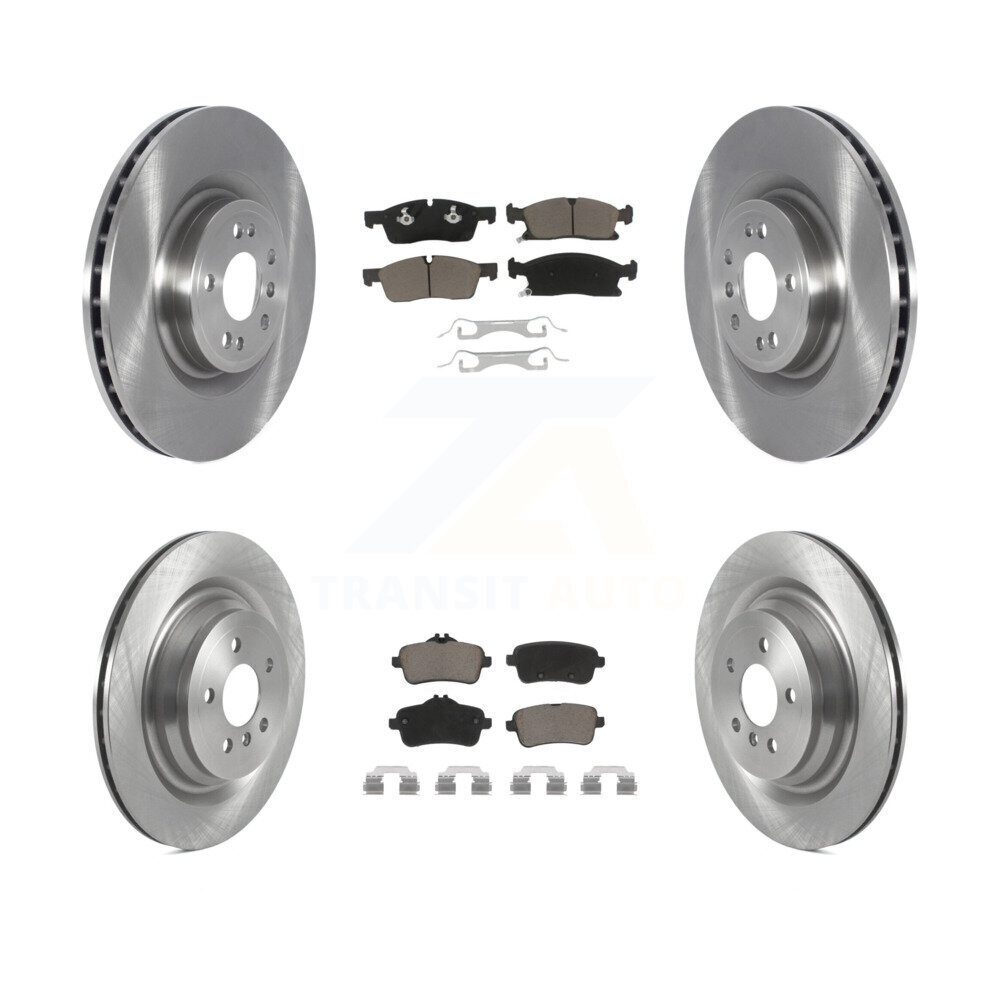 Front Rear Disc Brake Rotors And Ceramic Pads Kit For Mercedes-Benz GL350 GLS450 GL450 K8C-101188