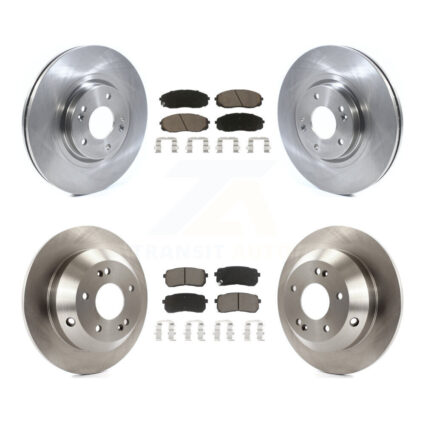 Front Rear Disc Brake Rotors And Ceramic Pads Kit For 2015-2021 Kia Sedona K8C-101226