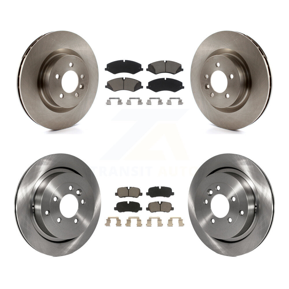 Front Rear Disc Brake Rotors And Ceramic Pads Kit For Land Rover Range Sport LR4 K8C-101231