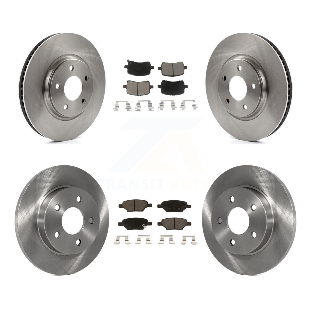 Front Rear Brake Rotor Ceramic Pad Kit For Chevrolet Cobalt Saturn Ion Pontiac HHR Malibu K8C-101243