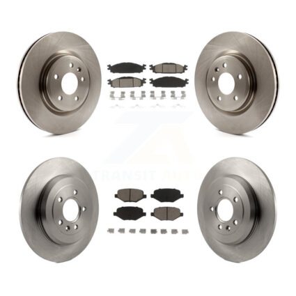 Front Rear Disc Brake Rotor Ceramic Pad Kit For Ford Explorer Flex Taurus Lincoln MKT MKS K8C-101301