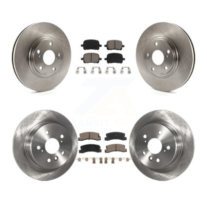 Front Rear Disc Brake Rotors And Ceramic Pads Kit For 1999-2001 Lexus RX300 AWD K8C-101304