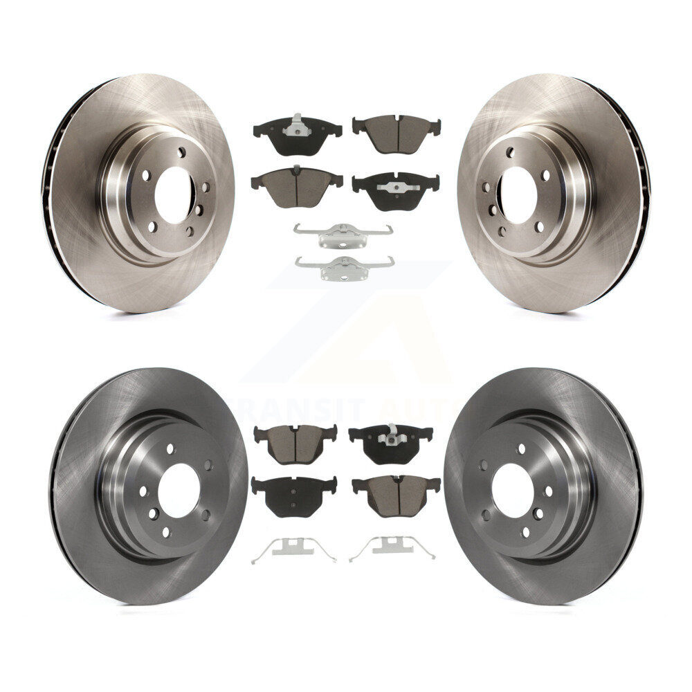 Front Rear Disc Brake Rotors And Ceramic Pads Kit For BMW 335i xDrive X1 335xi 335is 335d K8C-101319