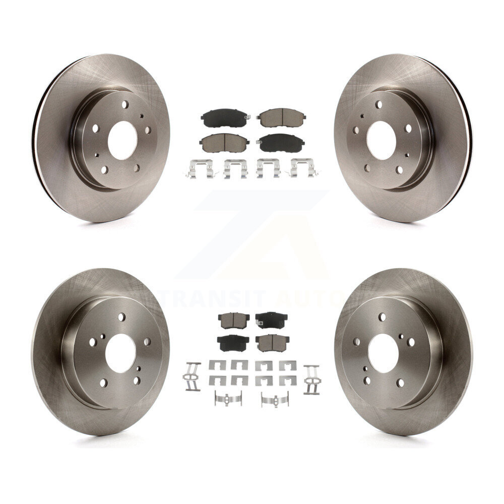 Front Rear Disc Brake Rotors And Ceramic Pads Kit For Suzuki SX4 Crossover K8C-101326