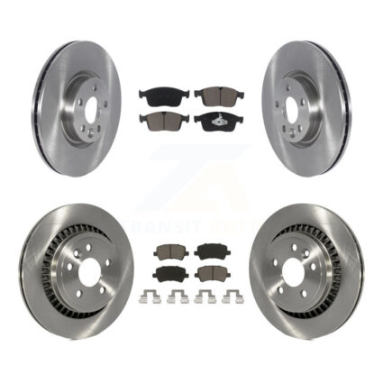 Front Rear Disc Brake Rotors And Ceramic Pads Kit For Volvo XC60 K8C-101333