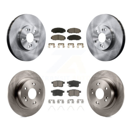 Front Rear Disc Brake Rotors And Ceramic Pads Kit For Honda Accord Acura TSX K8C-101368