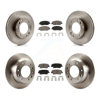 Front Rear Disc Brake Rotors And Ceramic Pads Kit For Kia Sedona Hyundai Entourage K8C-101379