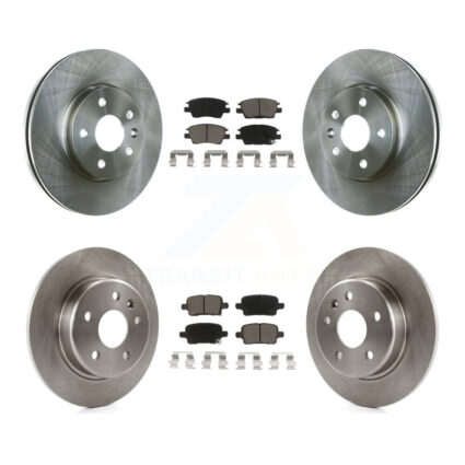 Front Rear Disc Brake Rotors And Ceramic Pads Kit For Chevrolet Cruze Bolt EV Volt EUV K8C-101384