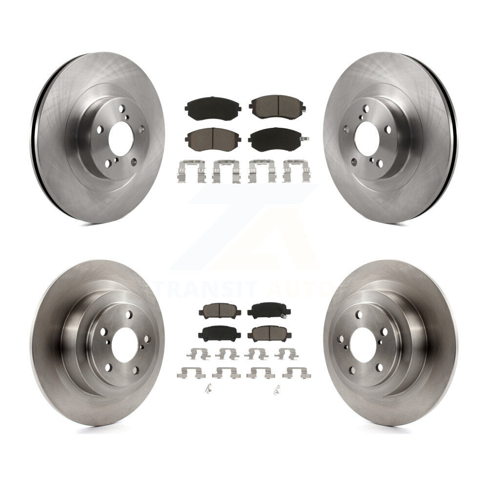 Front Rear Disc Brake Rotors And Ceramic Pads Kit For Subaru Outback Legacy Baja K8C-101406