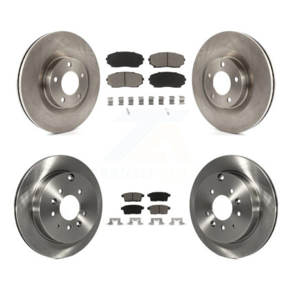Front Rear Disc Brake Rotors And Ceramic Pads Kit For Ford Edge Lincoln MKX K8C-101424