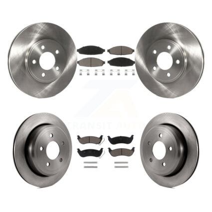 Front Rear Disc Brake Rotor Ceramic Pad Kit For Ford Crown Victoria Mercury Grand Marquis K8C-101429