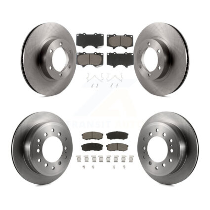 Front Rear Disc Brake Rotors And Ceramic Pads Kit For Toyota 4Runner Lexus GX470 K8C-101432