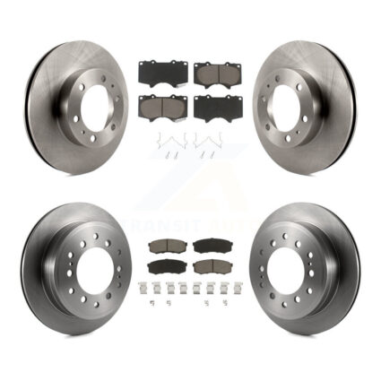 Front Rear Disc Brake Rotors And Ceramic Pads Kit For Toyota 4Runner FJ Cruiser K8C-101433