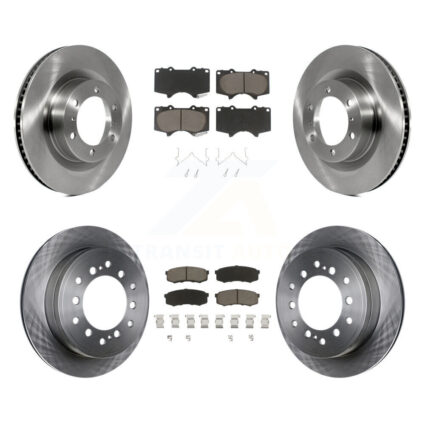 Front Rear Disc Brake Rotors And Ceramic Pad Kit For 2010-2023 Toyota 4Runner Lexus GX460 K8C-101434