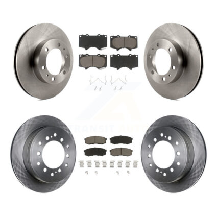 Front Rear Disc Brake Rotors And Ceramic Pads Kit For 2010-2014 Toyota FJ Cruiser K8C-101435