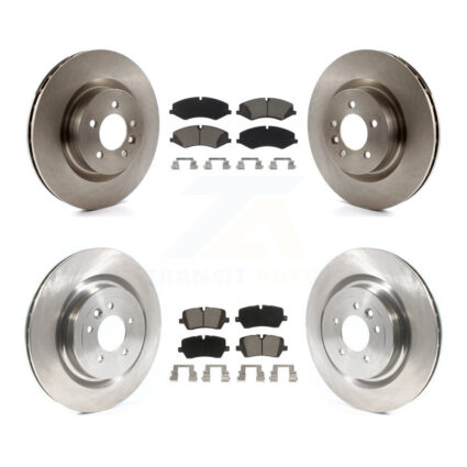 Front Rear Brake Rotors Ceramic Pad Kit For Land Rover Range Sport HSE SE with GAS engine K8C-101436
