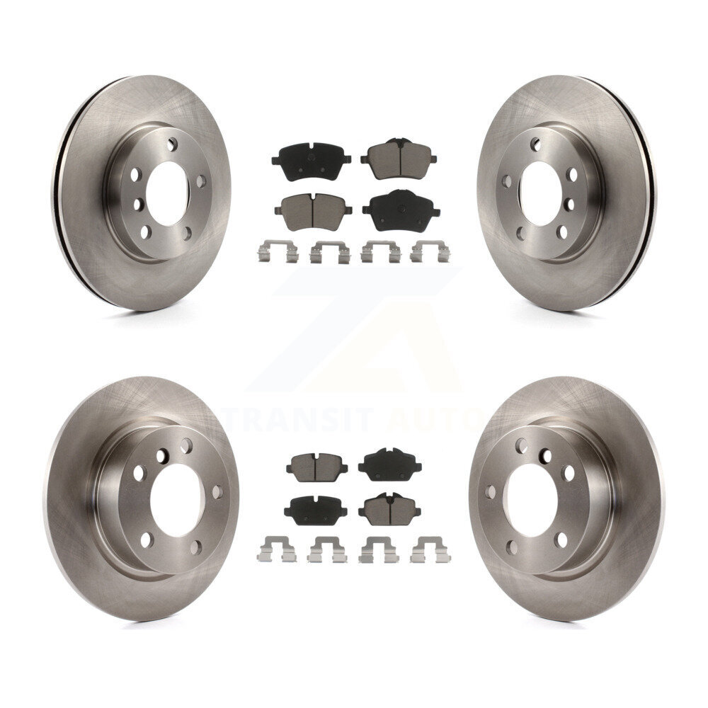 Front Rear Disc Brake Rotors And Ceramic Pads Kit For Mini Cooper Countryman Paceman K8C-101441