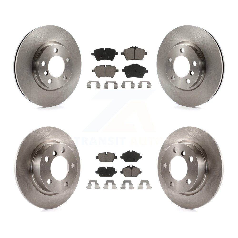 Front Rear Disc Brake Rotors And Ceramic Pads Kit For Mini Cooper Countryman Paceman K8C-101442