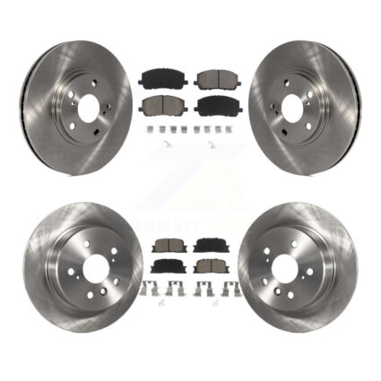 Front Rear Disc Brake Rotors And Ceramic Pads Kit For 2001-2003 Toyota Highlander AWD K8C-101449
