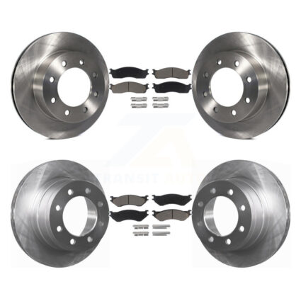 Front Rear Disc Brake Rotors And Ceramic Pads Kit For Dodge Ram 1500 3500 2500 K8C-101457
