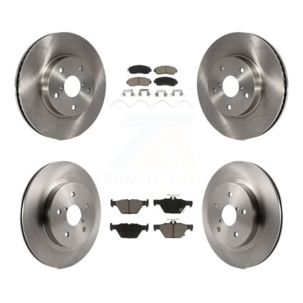 Front Rear Disc Brake Rotors And Ceramic Pads Kit For 2016-2019 Subaru Legacy 2.5L K8C-101462
