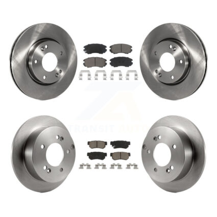 Front Rear Disc Brake Rotor Ceramic Pad Kit For Hyundai Tucson Kia Sportage Sonata Optima K8C-101478