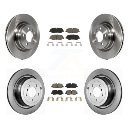 Front Rear Brake Rotor Ceramic Pad Kit For 2006-2009 Land Rover Range Naturally Aspirated K8C-101490