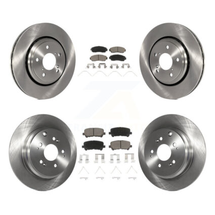 Front Rear Disc Brake Rotors And Ceramic Pads Kit For 2015-2017 Honda Odyssey K8C-101492