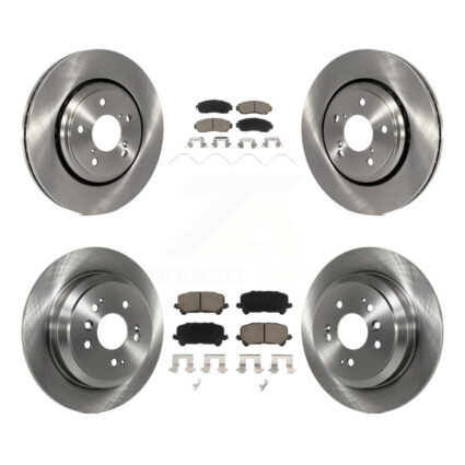 Front Rear Disc Brake Rotors And Ceramic Pads Kit For 2019-2024 Honda Passport K8C-101495