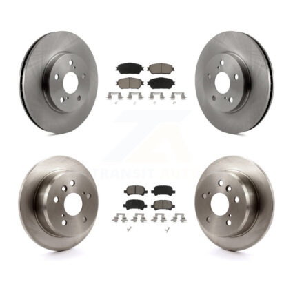 Front Rear Disc Brake Rotors And Ceramic Pads Kit For Toyota Solara Avalon K8C-101500