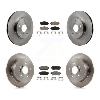 Front Rear Disc Brake Rotors And Ceramic Pads Kit For 2004-2010 Toyota Sienna K8C-101501