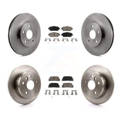 Front Rear Disc Brake Rotors And Ceramic Pads Kit For 2002-2003 Lexus ES300 K8C-101502