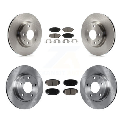 Front Rear Disc Brake Rotors And Ceramic Pads Kit For 2019-2022 Mazda CX-3 AWD K8C-101509