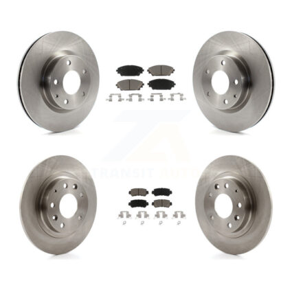 Front Rear Disc Brake Rotors And Ceramic Pads Kit For 2016-2018 Mazda CX-3 AWD K8C-101511