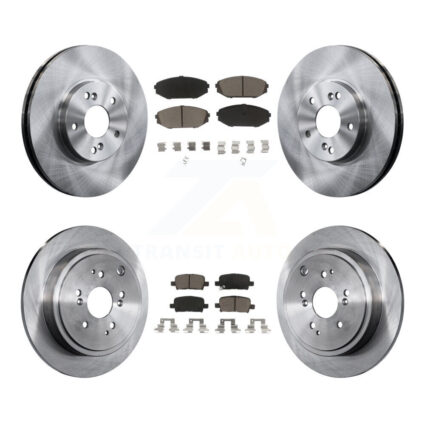 Front Rear Disc Brake Rotors And Ceramic Pads Kit For 2001-2002 Acura MDX K8C-101513