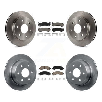 Front Rear Disc Brake Rotors And Ceramic Pads Kit For Chevrolet Avalanche 1500 K8C-101516