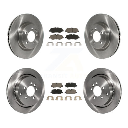 Front Rear Disc Brake Rotors And Ceramic Pads Kit For Land Rover LR3 Range Sport K8C-101520