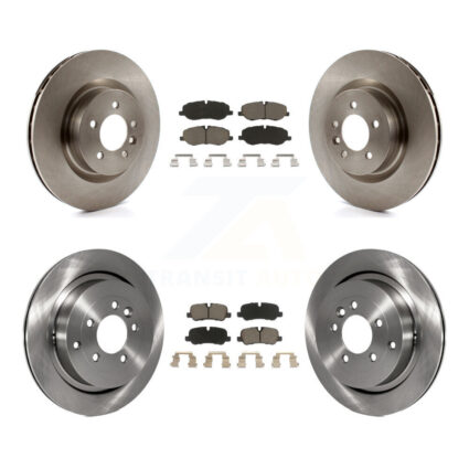 Front Rear Brake Rotors Ceramic Pad Kit For 2006-2007 Land Rover Range Sport Supercharged K8C-101521