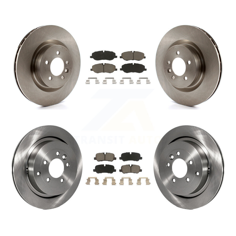 Front Rear Brake Rotors Ceramic Pad Kit For 2006-2007 Land Rover Range Sport Supercharged K8C-101521