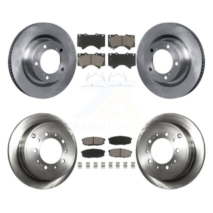 Front Rear Brake Rotor Ceramic Pad Kit For Toyota Tundra Sequoia Lexus LX570 Land Cruiser K8C-101527